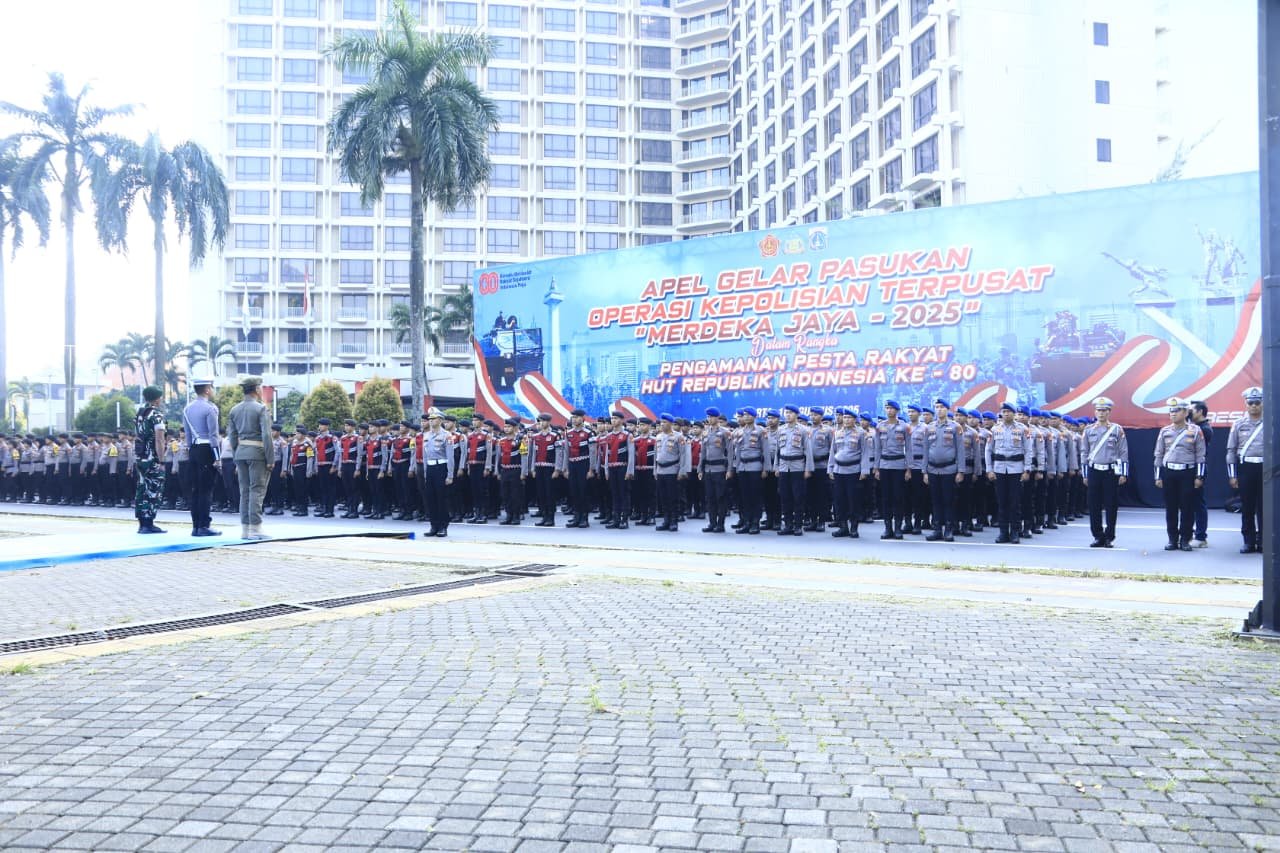 Operasi Merdeka Jaya 2025: Ribuan personel siaga amankan Monas.